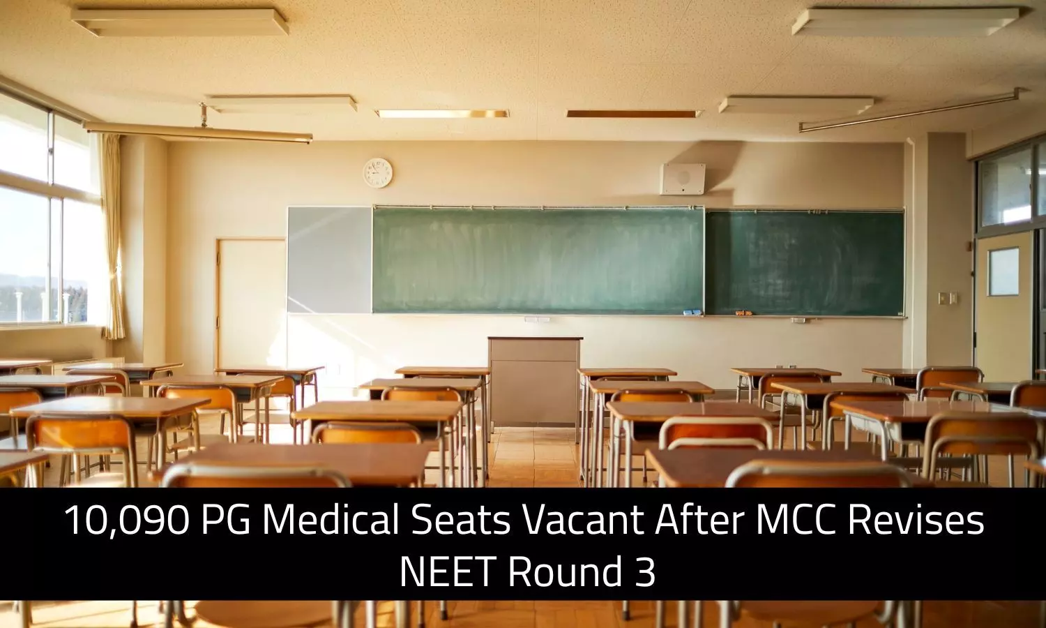 Read more about the article 10,090 PG Medical Seats Vacant After MCC Revises NEET Round 3 Seat Matrix