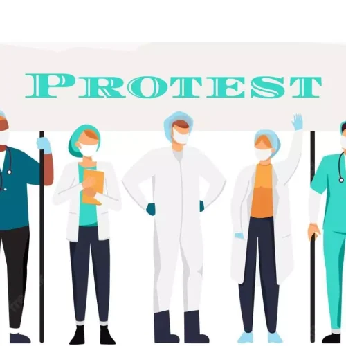 8,500 MP Govt doctors protest arrest of paediatrician in toxic syrup deaths case