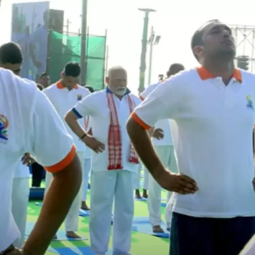 Yoga is the pause button humanity needs, says PM Modi as he leads 11th International Yoga Day