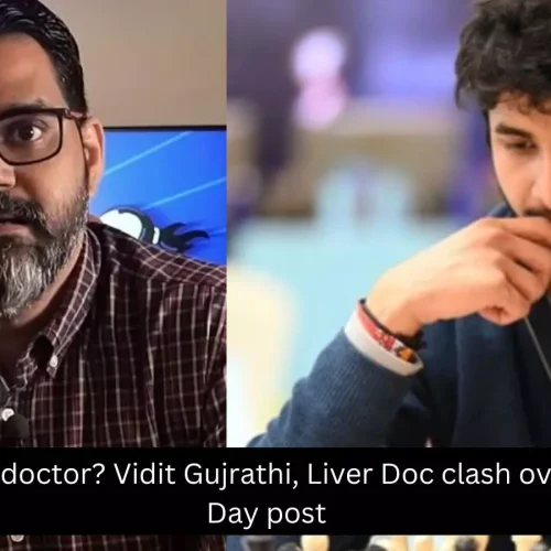 Who’s a real doctor? Vidit Gujrathi, Liver Doc clash over Doctor’s Day post