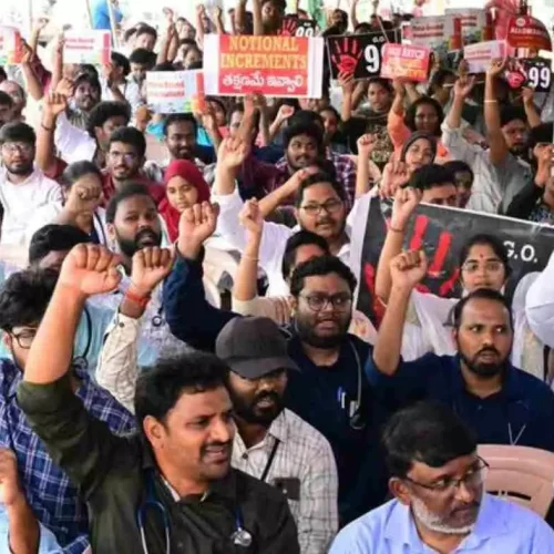 AP PHC doctors continue strike over 20 percent In-Service Quota demand till 2030